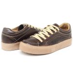 Tenis Isttony Feminino Calce Facil Pratico Conforto Casual Café