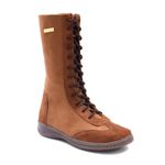 Bota Feminina Cano Longo Isttony Camurça Caramelo