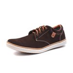 Sapatenis Casual Masculino Isttony Camurça Café