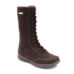 Bota Feminina Cano Longo Isttony Camurça Café