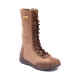 Bota Feminina Cano Longo Isttony Camurça Taupe
