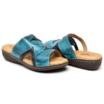 Sandalia Babuche Conforto Isttony Azul 220