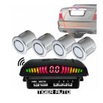 Sensor de Estacionamento Ré 4 Pontos Prata 18,5mm Tiger 