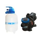 Conjunto Filtrante Bomba 1/3cv Filtro FM 36 Sodramar