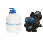 Conjunto Filtrante Bomba 1cv Filtro FM 60 Sodramar