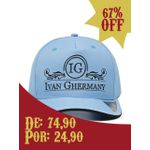 Boné Ivan Ghermany Azul Celeste Com Bordado Preto