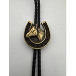 Colar Country Gravata Baladeiros Cavalo Ouro Velho