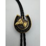 Colar Country Gravata Baladeiros Cavalo Ouro Velho Escovado