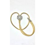 Colar Gravata Feminino Country Flor Baladeiros C/ Strass