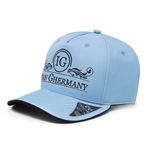 Boné Ivan Ghermany Azul Celeste Com Bordado Preto