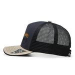 Boné Baladeiros Copa Alta Estilo Trucker Ou Americano Cinza Escuro