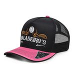 Boné Baladeiros Copa Alta Estilo Trucker Ou Americano Preto