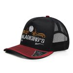 Boné Baladeiros Copa Alta Estilo Trucker Ou Americano Preto 