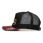 Boné Baladeiros Copa Alta Estilo Trucker Ou Americano Preto 