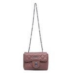 Bolsa Clutch Baladeiros Nude Com Metais Grafite