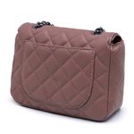 Bolsa Clutch Baladeiros Nude Com Metais Grafite