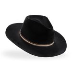Chapéu Embaixador Preto Unissex Country Clássico Mundial 