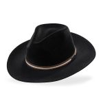 Chapéu Embaixador Preto Unissex Country Clássico Mundial 
