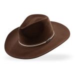 Chapéu Embaixador Café Unissex Country Clássico Mundial 