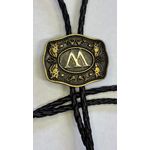 Colar Country Personalizado Inicial Baladeiro's Ouro Velho