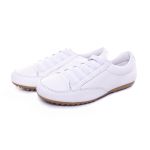 Sapatênis Feminino em Couro Legítimo de Elástico Cor Branco Mod.101