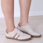 Sapatênis Feminino Casual Rasteiro Leve e Confortável