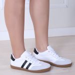 Sapatênis Feminino Casual Rasteiro Leve e Confortável