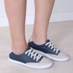 Sapatênis Feminino Casual Rasteiro em Couro Leve e Confortável