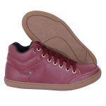 Bota Feminina Cano Curto Confortável em Couro Legítimo