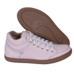 Bota Feminina Cano Curto Confortável em Couro Legítimo