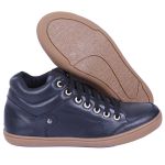 Bota Feminina Cano Curto Confortável em Couro Legítimo