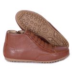 Bota Feminina Cano Curto Confortável em Couro Legítimo de Elástico e Zíper Lateral