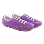 Sapatênis Feminino Sintético de Elástico Cor Roxo Mod. 401- Izabela Araújo