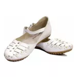 Sandália Salomé com Fivela Cor Branco Mod. 511