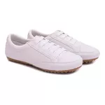 Sapatênis Couro Sintético Cor Branco Mod. 401