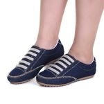 Sapatênis Feminino Sintético de Elástico Cor Jeans Mod. 401- Izabela Araújo