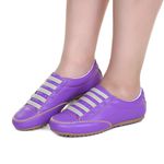 Sapatênis Feminino Sintético de Elástico Cor Roxo Mod. 401- Izabela Araújo