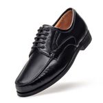 Clássico Mocassim Preto 085 Com cadarço