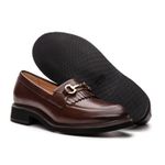 Mocassim Feminino Ginevra Couro Café