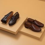 Mocassim Masculino Giacomo Capuccino Solado De Couro