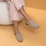 Sapato Feminino Loafer Costanza Gengibre