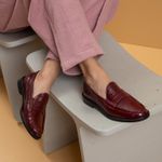 Mocassim Feminino Ornella Wine 