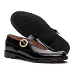 Sapato Feminino Boneca Aurora Preto