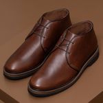 Bota Masculina Casual Tan HTR019
