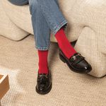 Mocassim Feminino Cortona Couro Preto