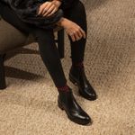 Bota Chelsea Feminina Gênova Preta