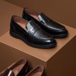 Mocassim Casual Trentino Preto