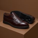 Sapato Casual Derby Trento Castanho 