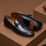 Mocassim Loafer Tassel Napoli Preto