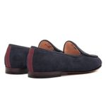 Sapato Feminino Loafer Costanza Suede Navy